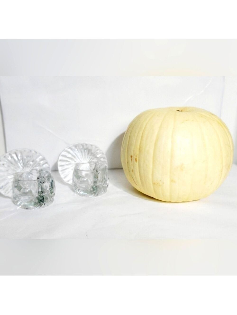 Avon Glass Turkey Votive Candle Holders Vintage